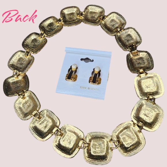 Vintage necklace and earrings 💖 - Picture 3 of 7